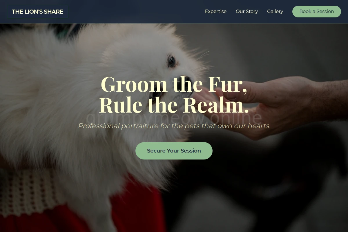 Brush Pet Photography