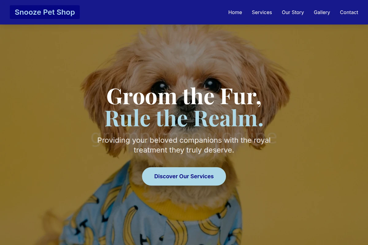 Snooze Pet Shop