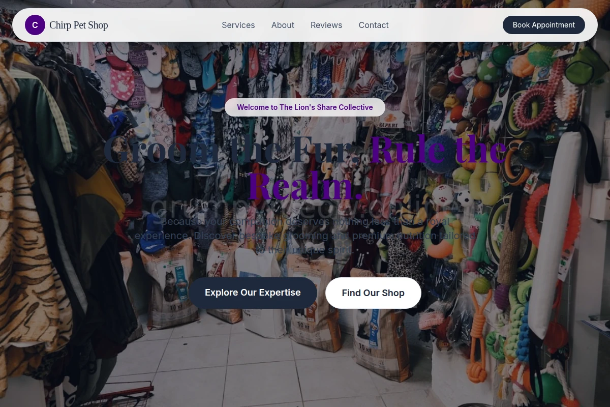 Chirp Pet Shop