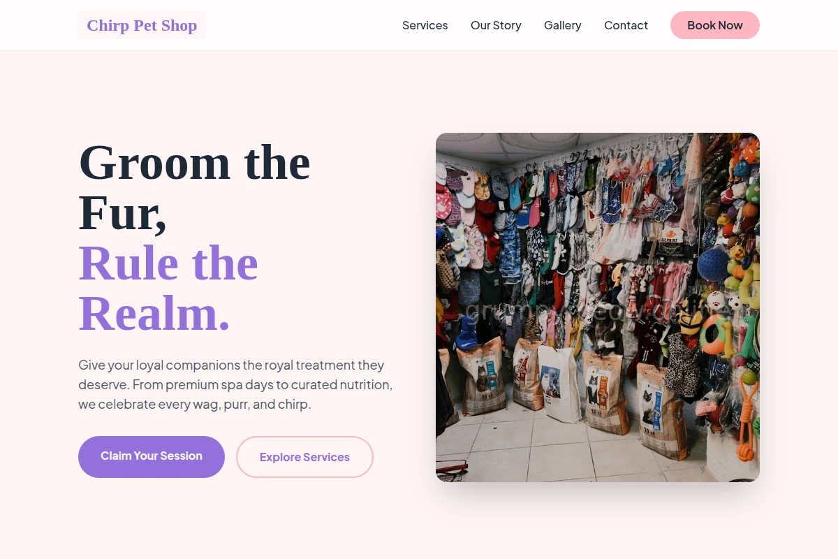 Chirp Pet Shop